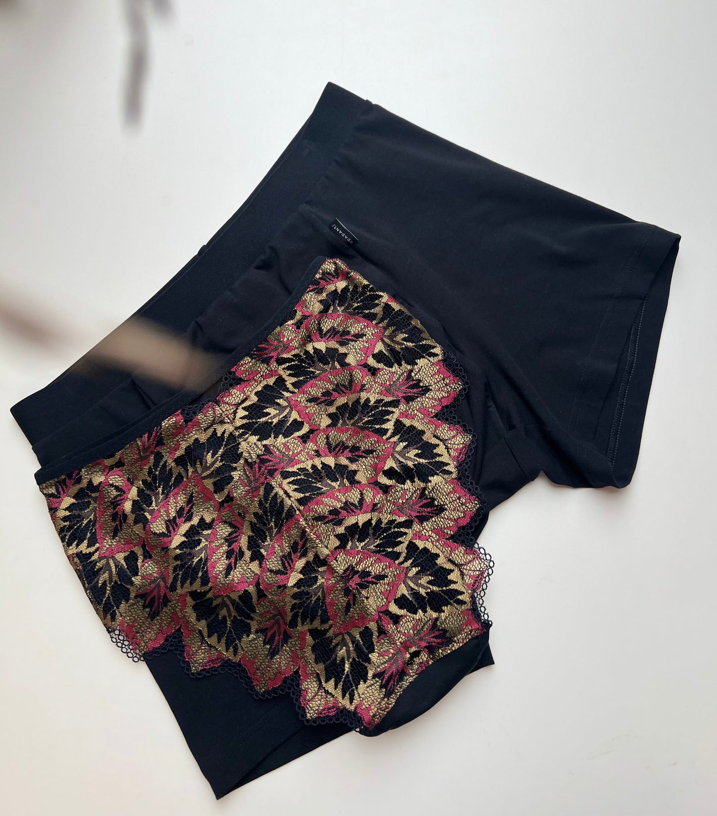 Women’s High-Waist TENCEL™ panties – Black with Lace Back