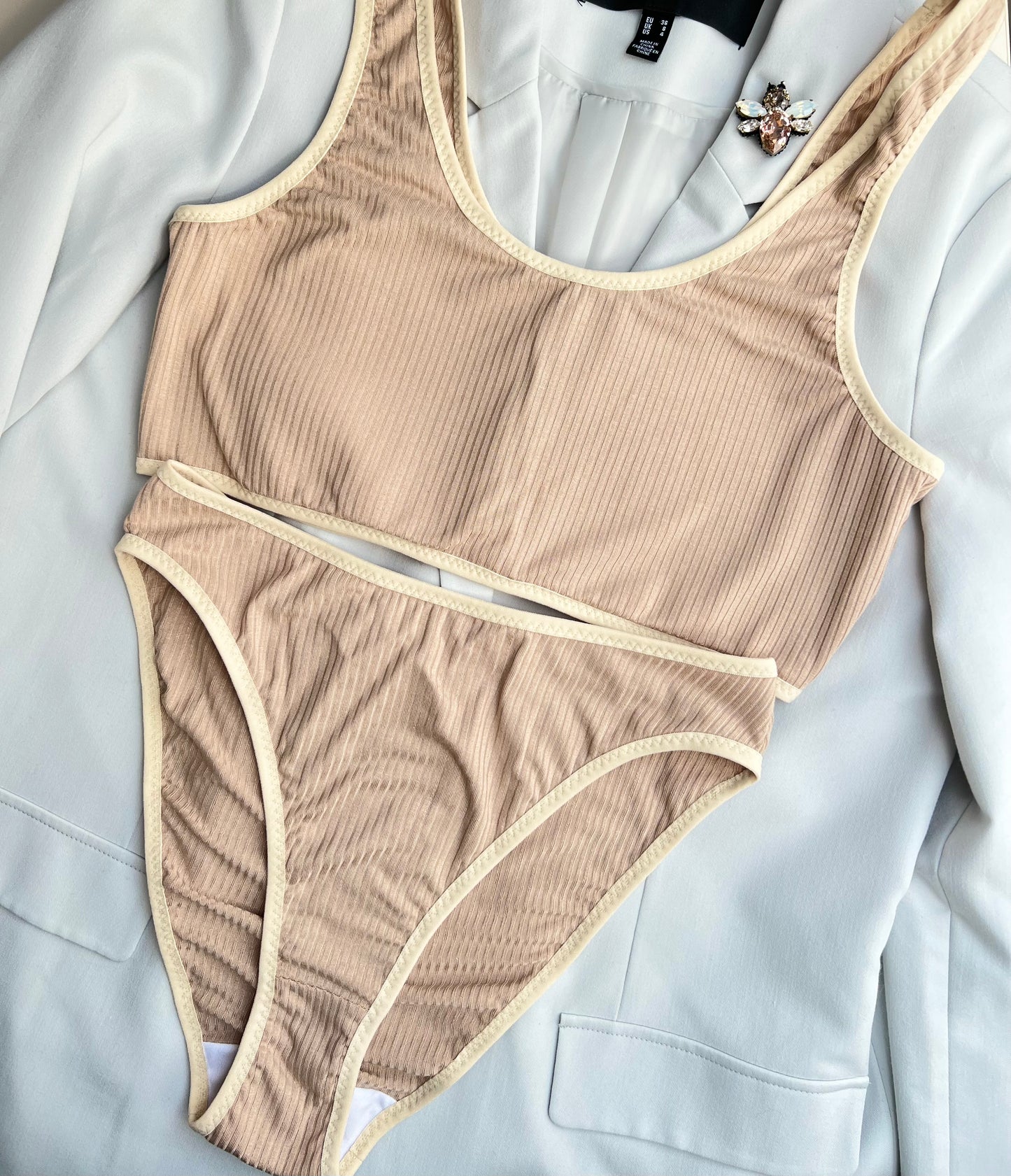 Women’s high-waist panties made of TENCEL™ Modal – beige